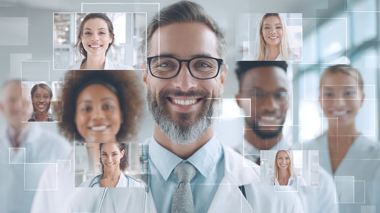 Diverse patients consulting with surgeons in a modern clinic, highlighting cosmetic procedures like facial care, body contouring, and breast augmentation.